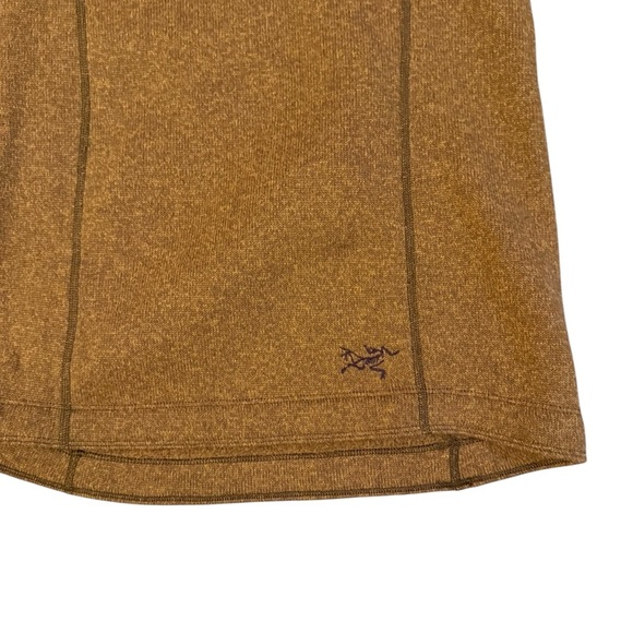 Arc'teryx Desira Sweater Knit Pullover Mock Turtleneck Brown Extra Small - Picture 4 of 6